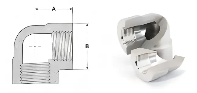 ASME B16.11 90 Degree Elbow ASME B16.11 90 Degree Elbow