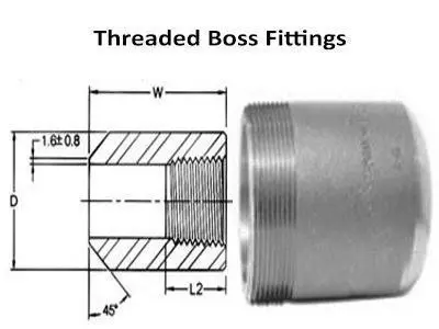 ASME B16.11 Boss ASME B16.11 Boss